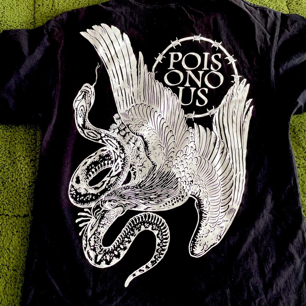 Black graphic tee